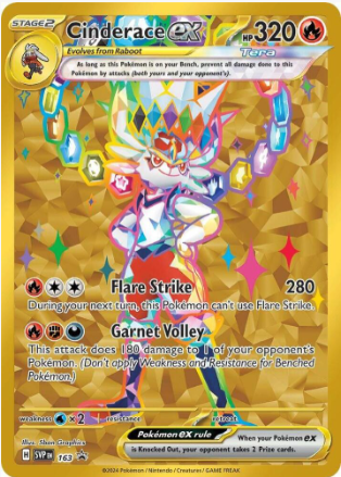Cinderace ex 163 Promo