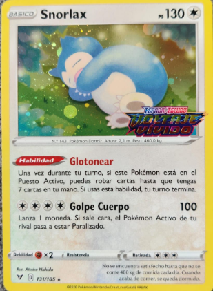 Snorlax 131/185 ESPAÑOL