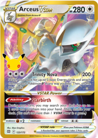 Arceus Vstar 123/172