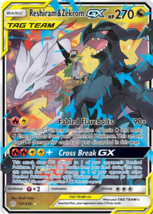 Reshiram & Zekrom GX 157/236