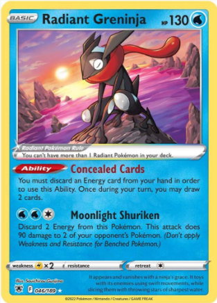 Radiant Greninja 046/189