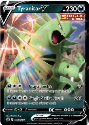 Tyranitar V SWSH109 Promo