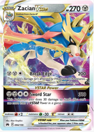 Zacian Vstar 096/159
