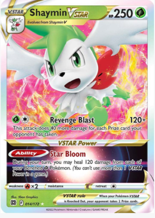 Shaymin Vstar 014/172