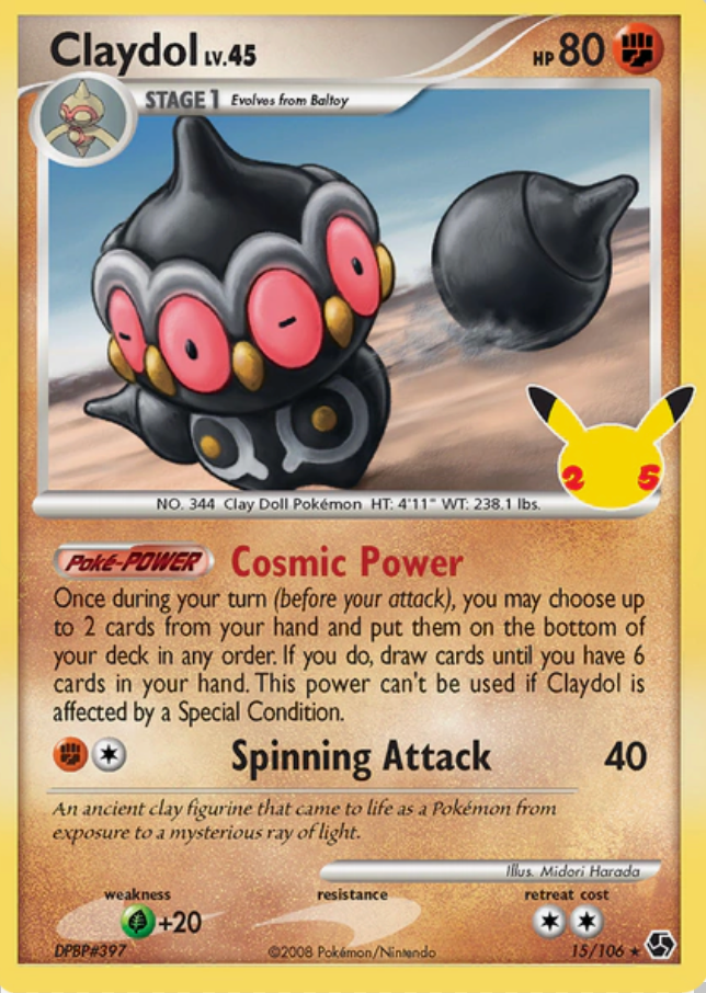 Claydol 15/106