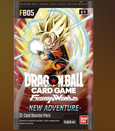 Booster Box Dragon Ball Super Card Game Fusion New Adventure FB05