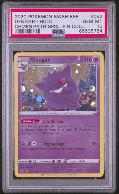 Gengar-Holo 052 PSA 10