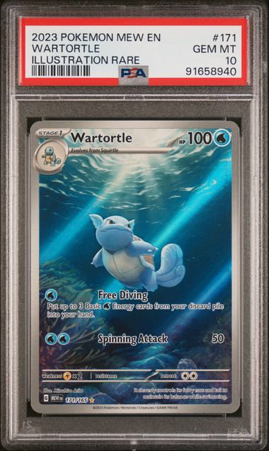 Wartortle 171/165 PSA 10