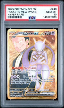 Rocket's Mewtwo EX 240 PSA 10