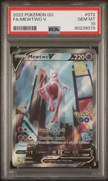 Mewtwo V PSA 10