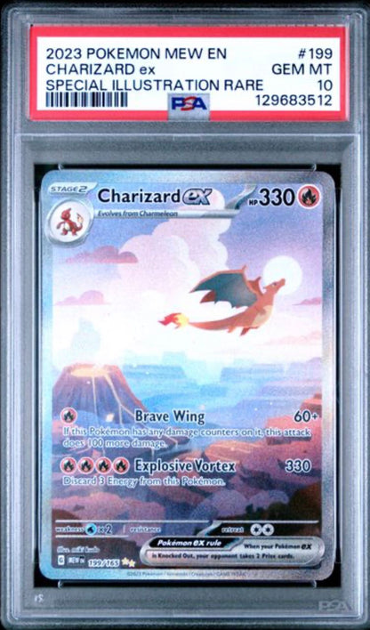 Charizard EX 199/165 PSA 10