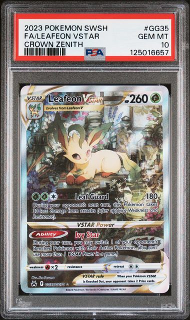 Fa/ Leafeon VSTAR GG35 PSA 10