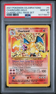Charizard Holo 4 PSA 10
