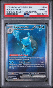 Blastoise ex 200/165 PSA 10