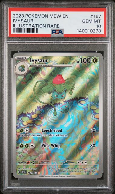 Ivysaur 167 PSA 10