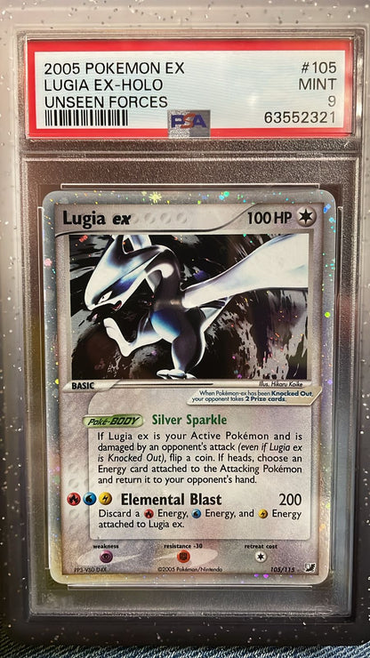 Lugia EX 105/115 PSA 9