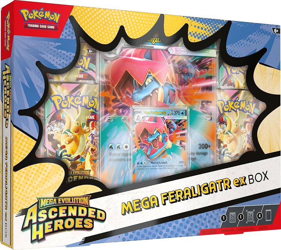 Mega Feraligatr Ex Box