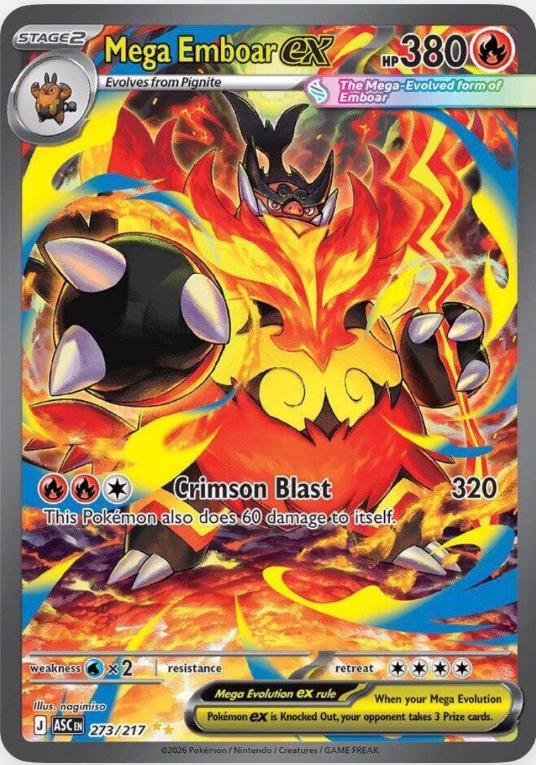 Mega Emboar 273/217