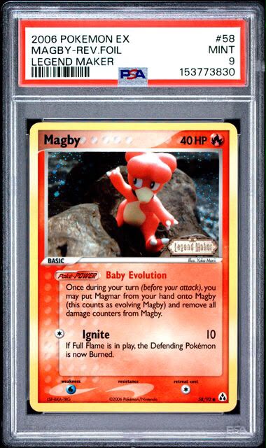 Magby-Rev.Foil 58 PSA 9