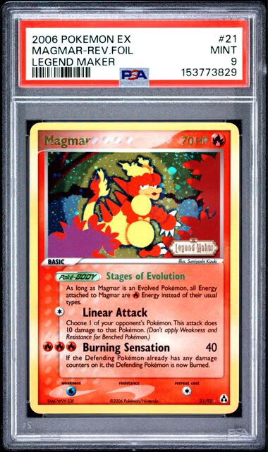 Magmar-Rev.Foil 21 PSA 9