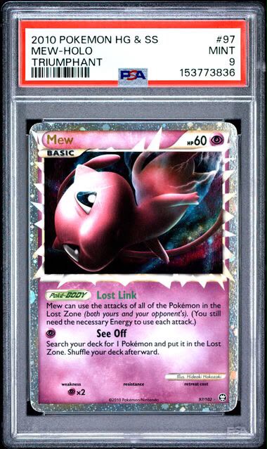 Mew-Holo 97 PSA 9