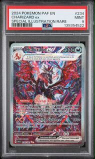 Charizard ex 234 PSA 9 INGLES