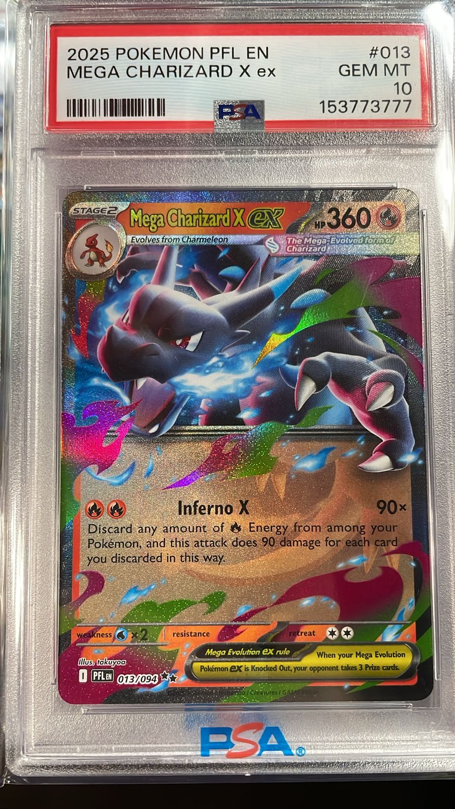 Mega Charizard X EX 013/094