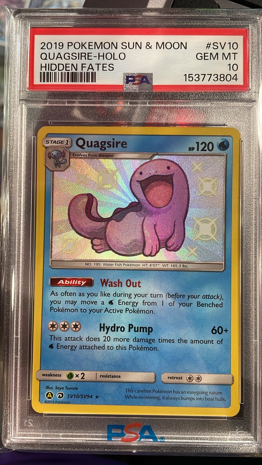 Quagsire SV10/SV94 PSA 10