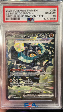 Cornerstone Mask Ogerpon EX 215/167 PSA 10