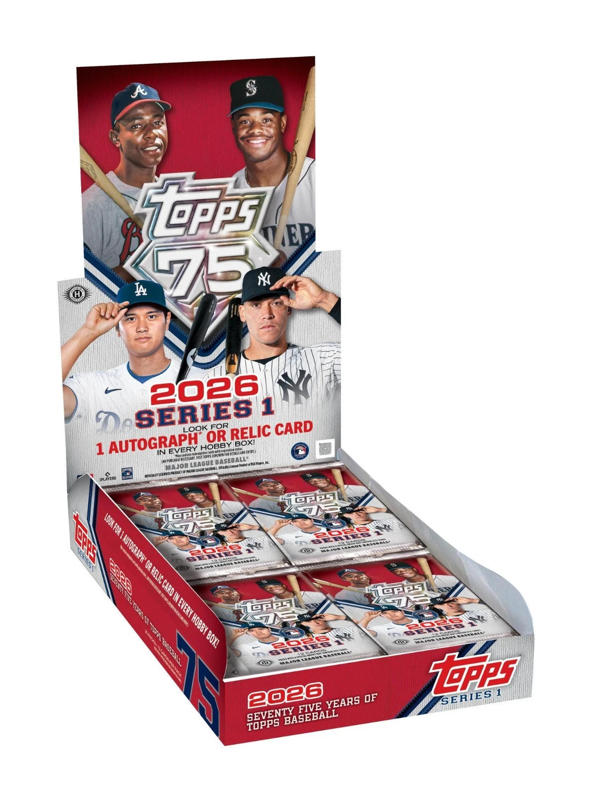 Topps Baseball 2026 Series 1 Hobby box (75 aniversario)