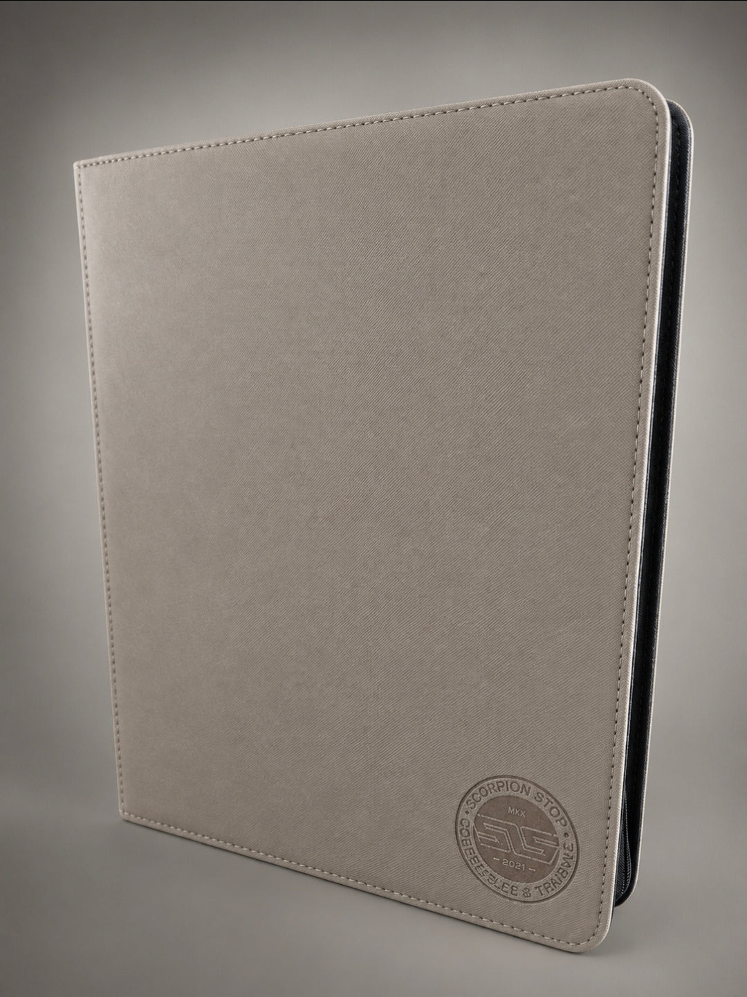 Toploader Binder ScorpionShop - Ashen Brown