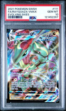 FA/ Rayquaza 111 PSA 10 ENGLISH