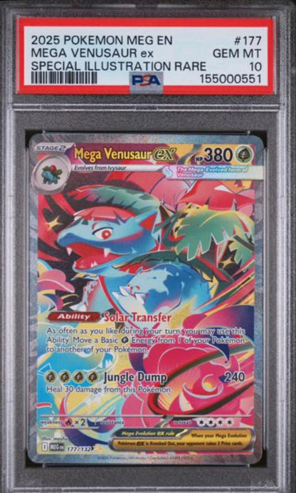 Mega Venusaur EX #177 PSA 10