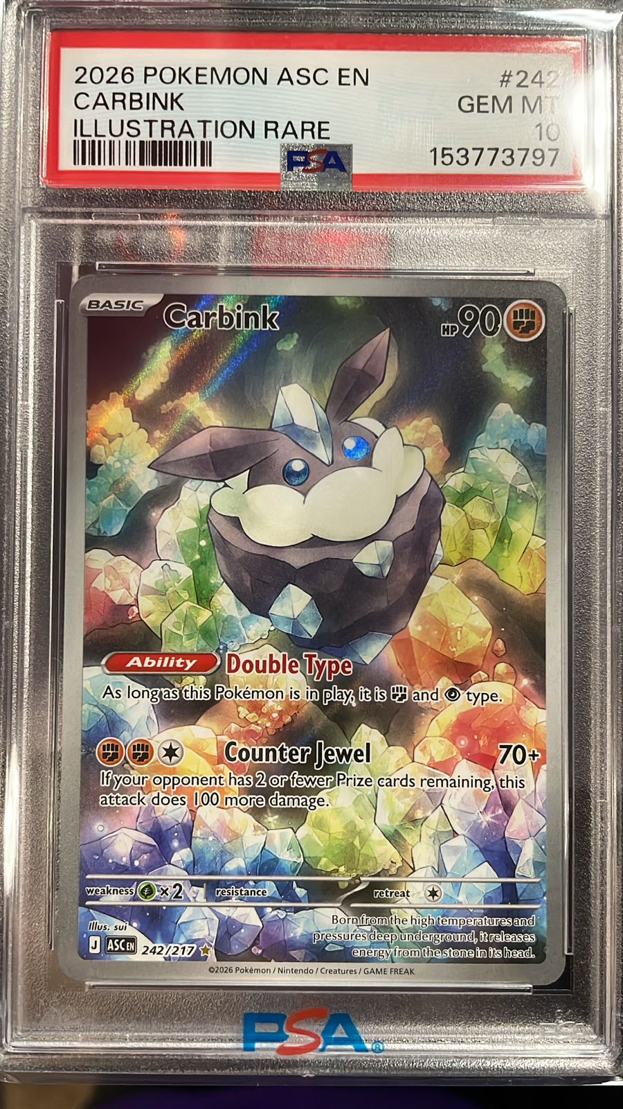 Carbink 242/217 PSA 10