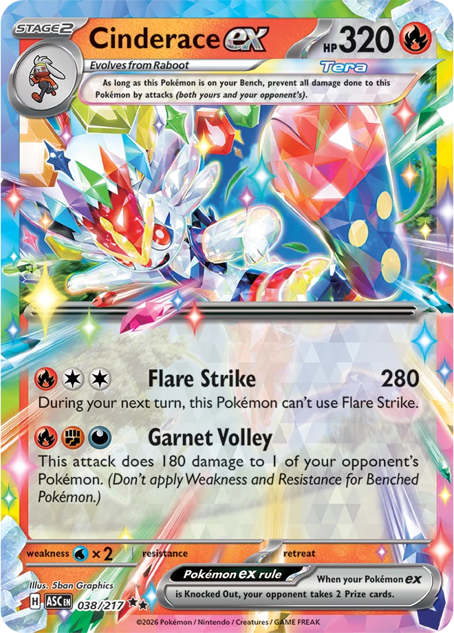Cinderace EX 038/217
