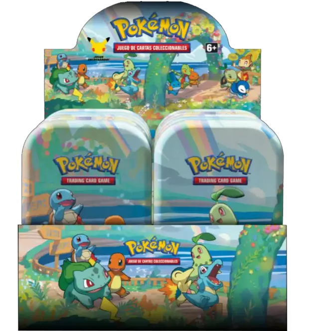 Mini tin Celebration display