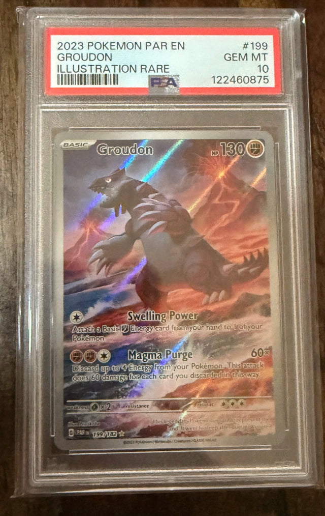 Groudon Illustration Rare #199 PSA 10 Slab