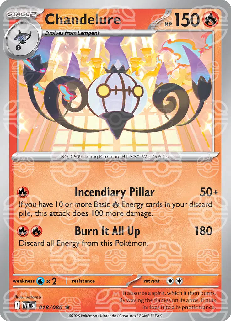 Chandelure 018/086 Master Ball