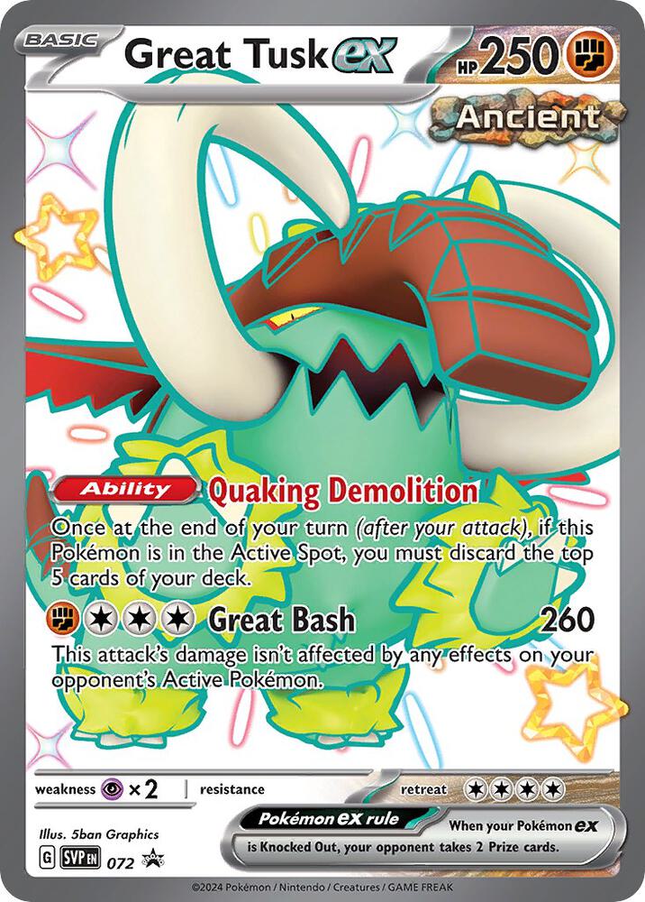 Great Tusk ex 072 Promo
