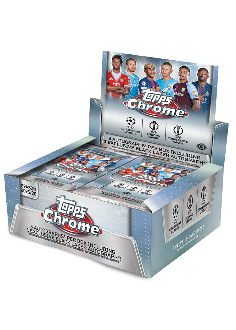 Topps Chrome UEFA Club Season 2025/26 JUMBO BOX