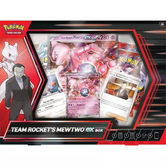 TEAM ROCKET'S MEWTWO EX BOX