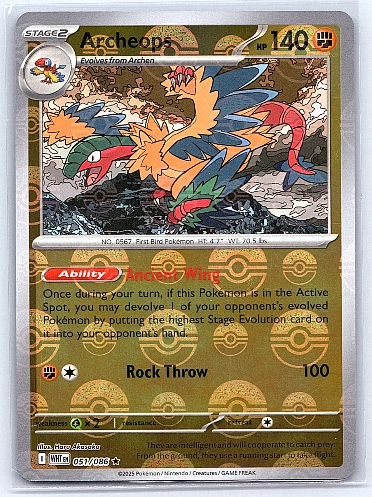 Archeops 051/086 Poke Ball