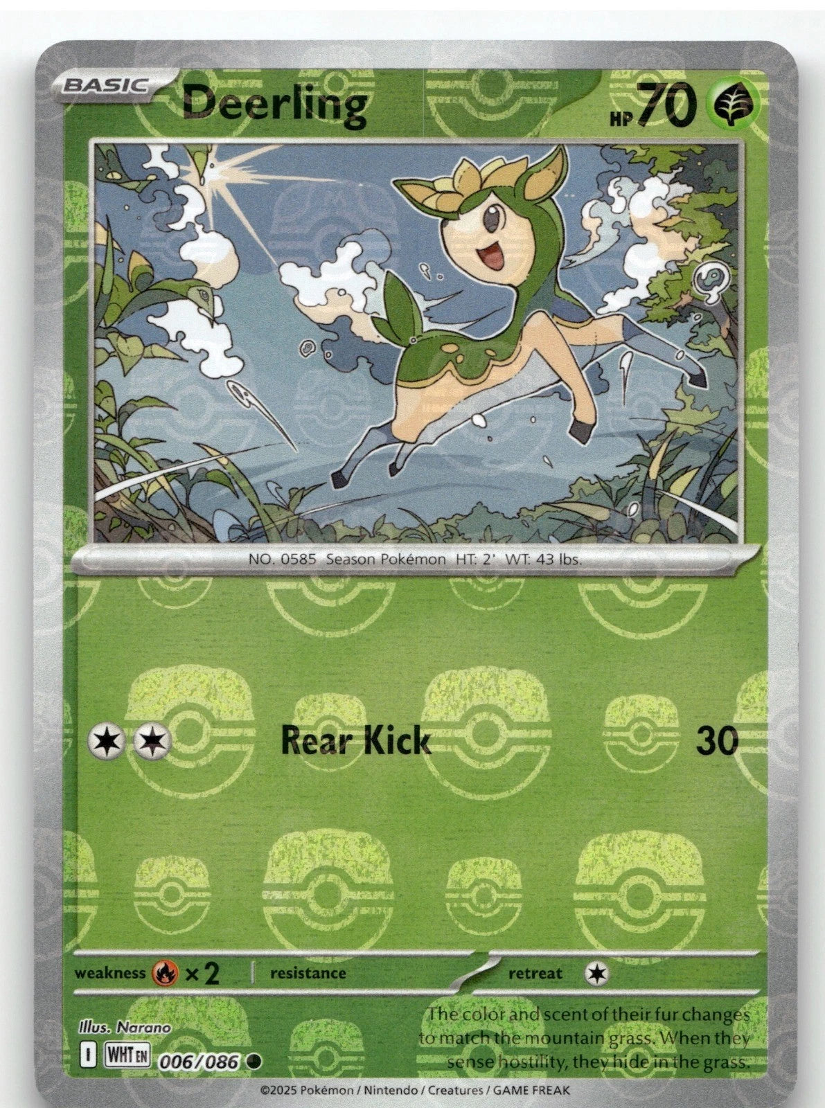 Deerling 006/086 Master Ball