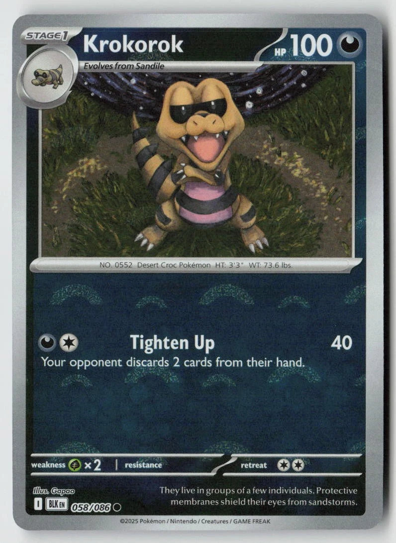 Krokorok POKE BALL 058/086