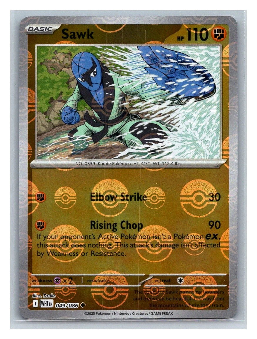 Sawk 049/086 Poke Ball