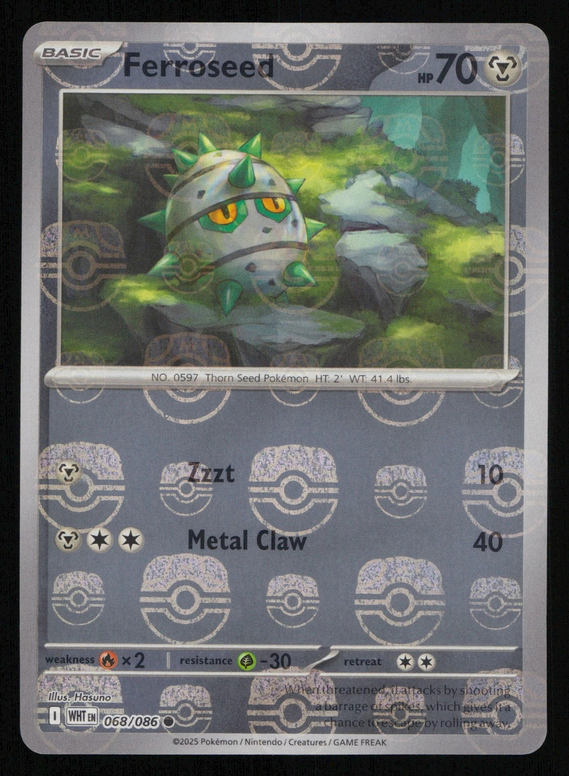 Ferroseed 068/086 Master Ball