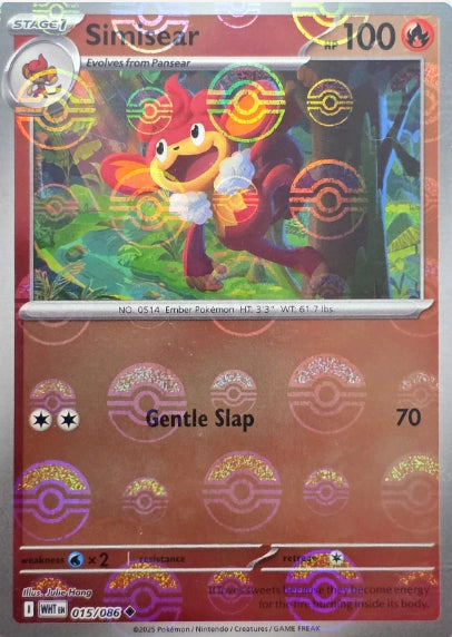 Simisear Pokeball 015/086