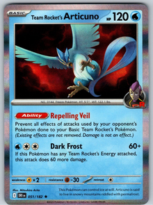 Team Rocket's Articuno 051/182